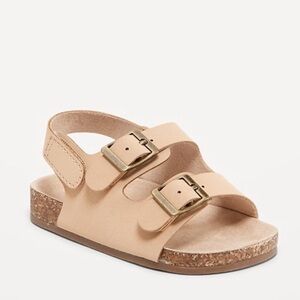 Leather Buckled Strap Sandals for Baby